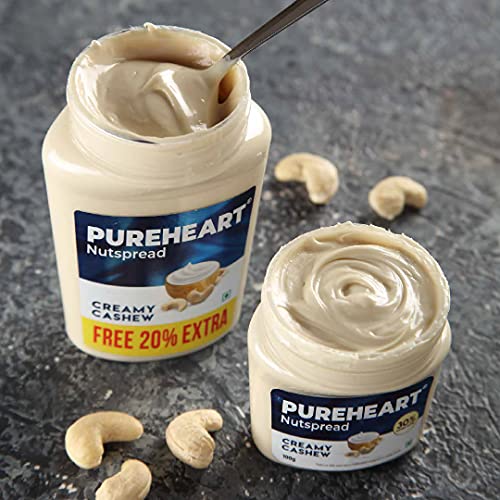 Pureheart Nut Spread Creamy Cashew 200 gm, Nutty Spread for Breakfast, Delicious, Smooth &amp; Creamy Snack - View 4 of 5