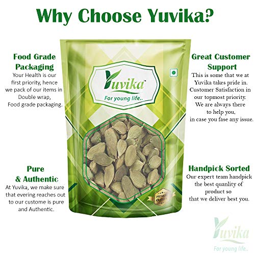 YUVIKA Elaichi Choti - Elachi Choti - Elettaria cardamomum - Green Cardamom Small (50 Grams) - View 5 of 5