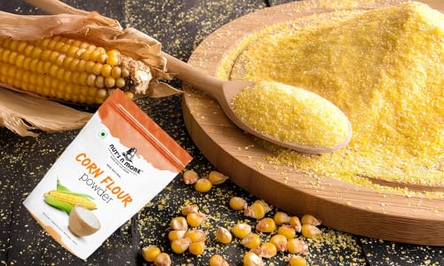 NUT'S N MORE Premium Corn Flour Powder Gluten-Free Cornstarch | Makki Flour | for Cooking and Baking - (100gm) - View 3 of 4