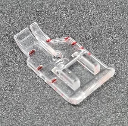 ZENITH 1/4" quilting / patchwork sewing presser foot Clear Transparent Snap on type for Automatic Electric Low shank Sewing Machines suitable for Usha Janome Brother Singer etc .Transparent (1/4" quilting / patchwork sewing presser foot)FROM INDIA(NUZ) - View 5 of 5