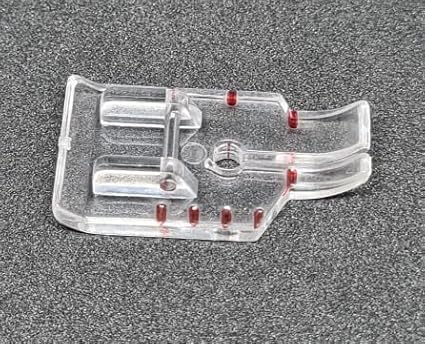 ZENITH 1/4" quilting / patchwork sewing presser foot Clear Transparent Snap on type for Automatic Electric Low shank Sewing Machines suitable for Usha Janome Brother Singer etc .Transparent (1/4" quilting / patchwork sewing presser foot)FROM INDIA(NUZ) - View 3 of 5