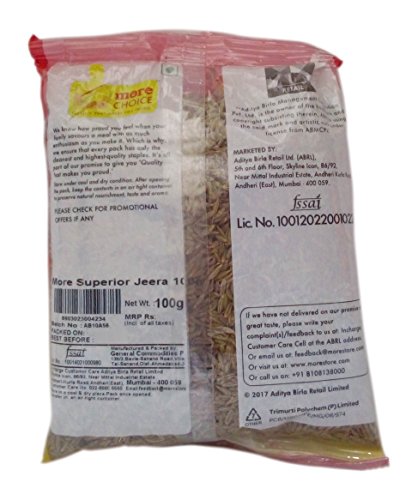 More Superior Cumin (Jeera), 100gram Pouch, Whole - View 2 of 3