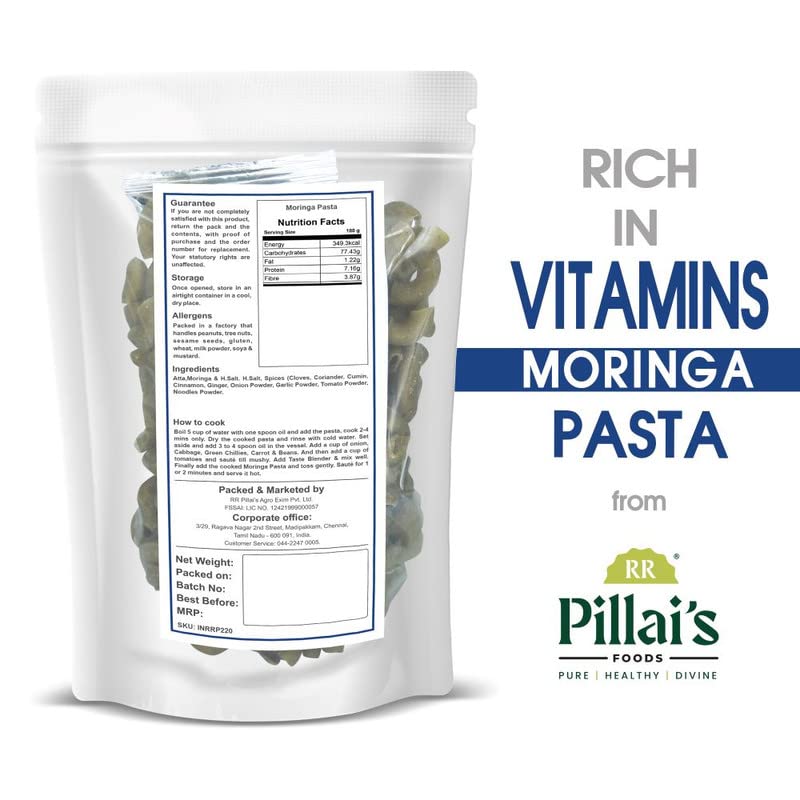 RR PILLAI'S Moringa Pasta - 180grams - View 3 of 4