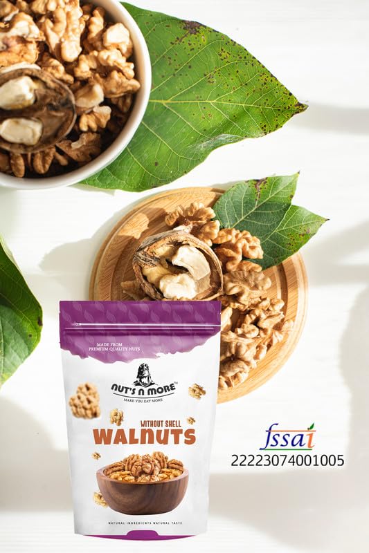 NUT'S N MORE Fresh Chilli Walnuts Kernels Without Shell/akhrot Giri/100% Natural Pack of 800 Gram - View 2 of 5