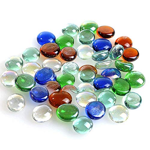 Venus Aqua® Decorative Multicolor Large Glass Stone Pebbles for Home Decoration and Aquarium FROM INDIA(NUZ) - Shop at Colombo Mall