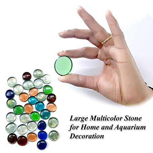 Venus Aqua® Decorative Multicolor Large Glass Stone Pebbles for Home Decoration and Aquarium FROM INDIA(NUZ) - View 6 of 6
