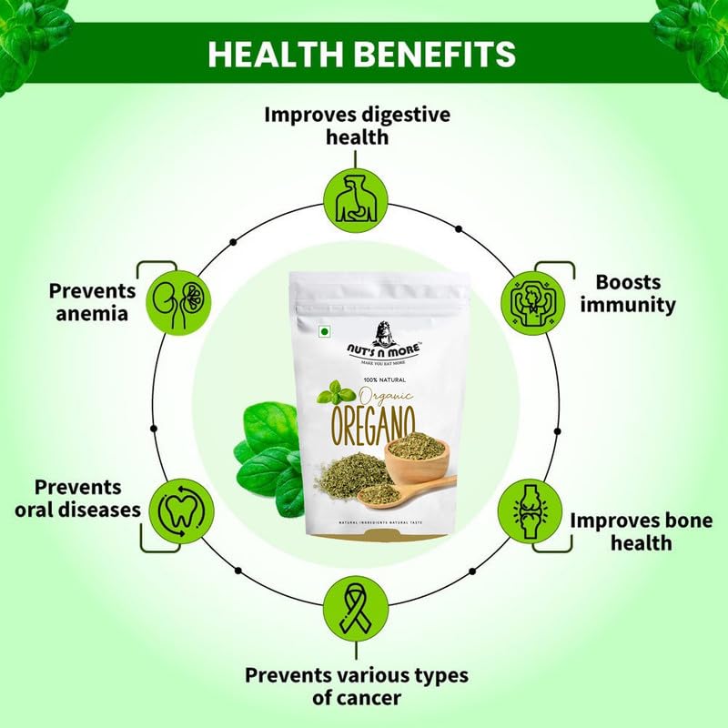 NUT'S N MORE Oregano Seasoning/pizza Oregano/100% Natural Pack of 50 Gram - View 2 of 4