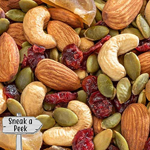 Paper Boat Absolute Health Dry Fruits Mix, Premium Trail Mix | Healthy Mixed Nuts with Dry Fruits | Almonds | Cashews | Cranberry | Pumpkin Seeds | Candied Amla, Reusable Jar (1000g) - View 7 of 8