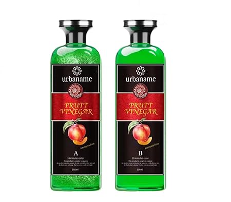 URBANMAC Fruit Vinegar Gel Hair Color Natural Hair Color Dye for Black Hair Dye(500ml x 2) - Black (FROM INDIA FAAZ) - View 4 of 4