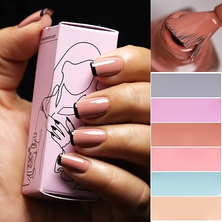 Beromt Irish Coffee Light Brown Nail Polish, Vegan-Friendly, Non-Toxic, Safe Fast Dry, Nail Art, Gel Effect, Smooth texture, Lustrous, Best High-Shine Pastel Nail Polish, 8ml-7004 (FROM INDIA FAAZ) - View 2 of 5