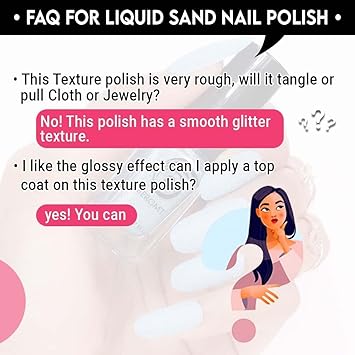 Beromt Liquid Sand Nail Polish, Thar Desert- BNP629 (FROM INDIA FAAZ) - View 4 of 5