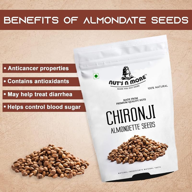 NUT'S N MORE Almondette Seeds/charoli/chironji/100% natural Pack of 200 Gram - View 4 of 4