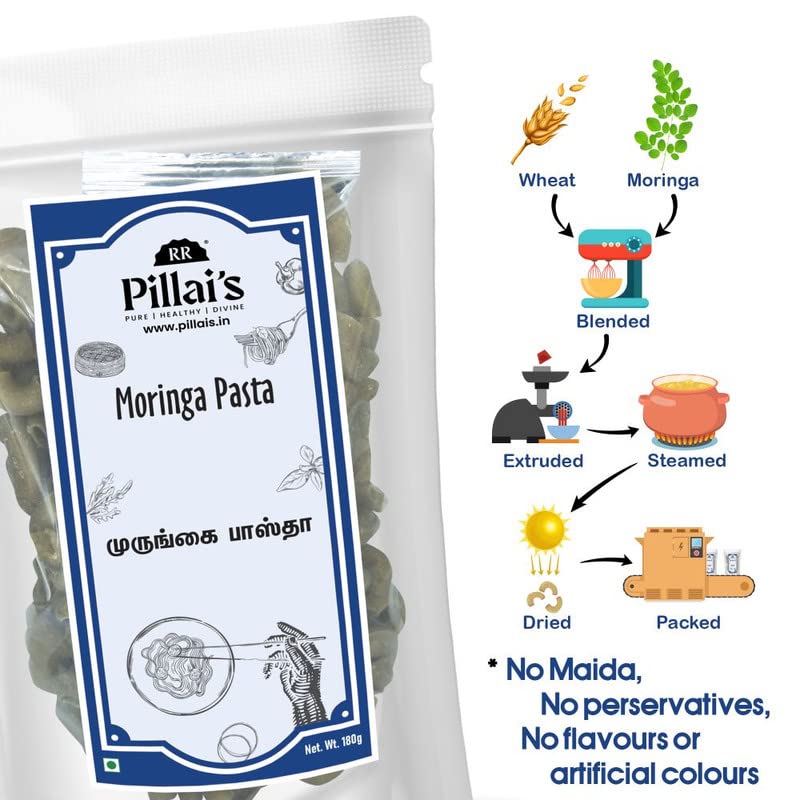 RR PILLAI'S Moringa Pasta - 180grams - View 2 of 4