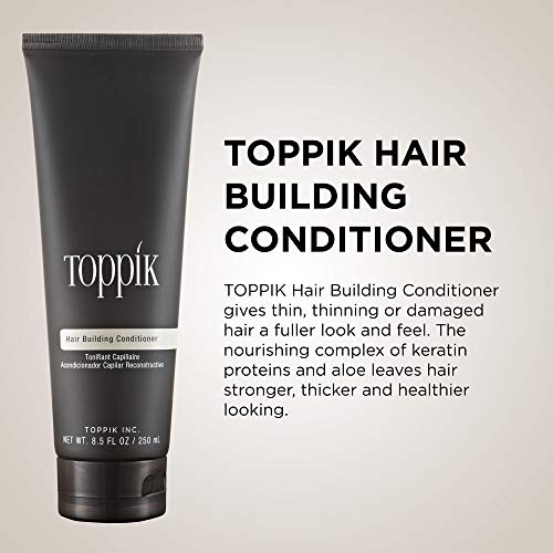 Toppik Hair Building Conditioner with Nourishing Complex of Keratin Protein and Biotin Helps to Revitalize Thin, Thinning or Damaged Hair and Gives Naturally-Looking, Thicker and Fuller Hair, 250ml  FROM DUBAI(SAM) - View 6 of 7