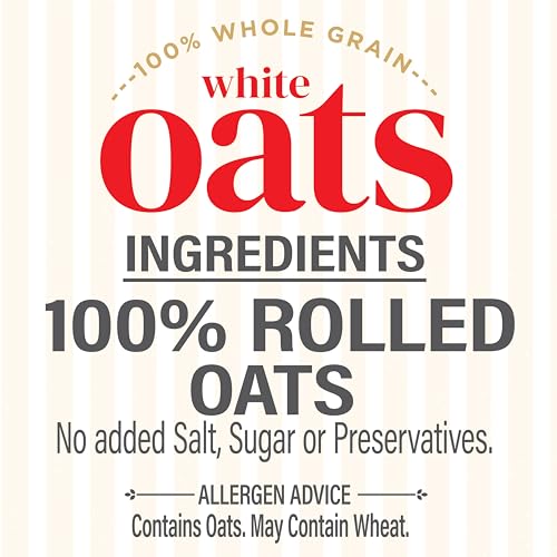 Bagrry's White Oats 500gm Box | Natural Whole Grain | High Soluble Fibre | Protein Goodness| Non GMO | Breakfast Cereal | Instant Oats (FROM INDIA)SAB - View 4 of 6