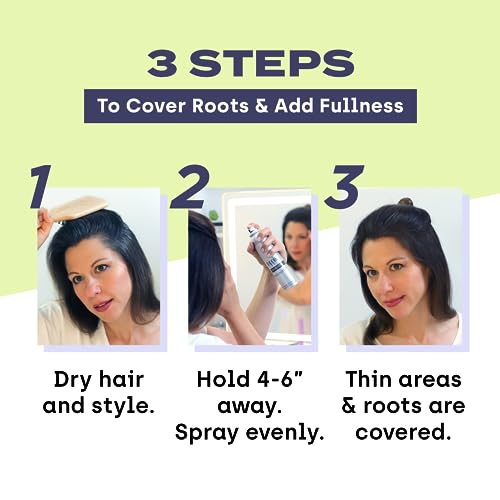 Toppik Colored Hair Thickener Spray Solution to Fill Thin Hair Area, Cover Roots and Builds Volume for Fuller-Looking Hair with Hair Thickening Natural Fibers for Men &amp; Women Light Brown, 144 Grams   FROM DUBAI(SAM) - View 4 of 7