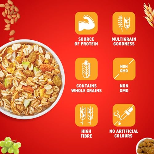 Bagrry Museli - Crunchy, 200g Box (FROM INDIA)SAB - View 4 of 6