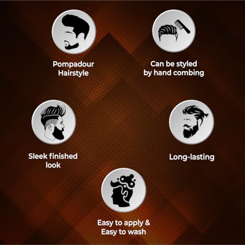 Gatsby Styling Pomade Supreme Hold | Creates Trendy Pompadour hairstyle | 75gm FROM DUBAI(SAM) - View 4 of 6