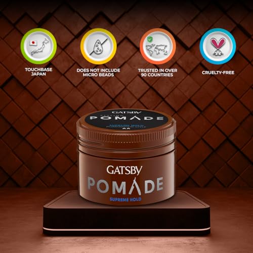 Gatsby Styling Pomade Supreme Hold | Creates Trendy Pompadour hairstyle | 75gm FROM DUBAI(SAM) - View 6 of 6