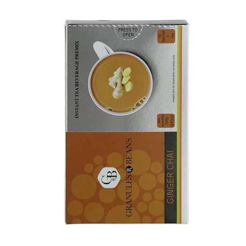 Granules n Beans Ginger Chai Instant Tea Premix - (10 Sachet x 14g = 140g) (FROM INDIA)SAB - View 4 of 7