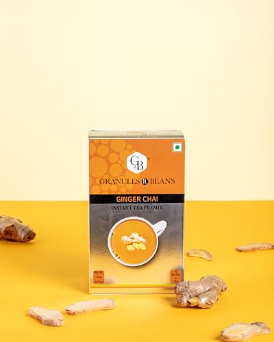 Granules n Beans Ginger Chai Instant Tea Premix - (10 Sachet x 14g = 140g) (FROM INDIA)SAB - View 6 of 7