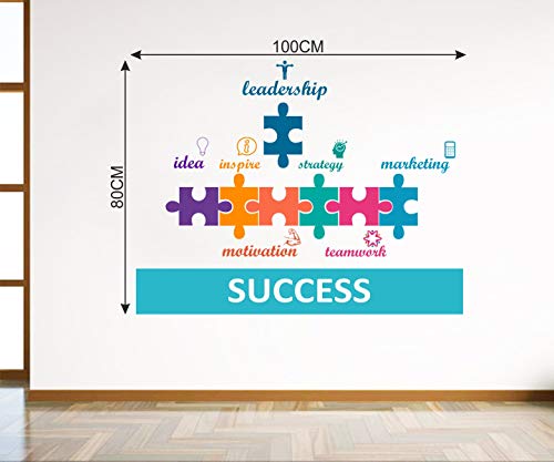 Decal O Decal Vinyl ' Success Quotes ' Wall Stickers, Pack of 1 (100cmx80cm)(FROM INDIA FAAZ) - View 4 of 4