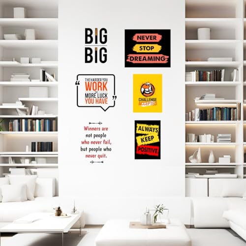 Decal O Decal Life Motivation Quotes Wall Stickers (PVC Vinyl,Multicolour), Pack of 1 (FROM INDIA FAAZ) - View 2 of 4