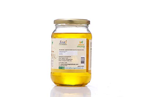 URBAN ORGANIX FOODS Desi Organic A2 Cow Milk Ghee - Made with Vedic Bilona Method (500 Ml) - View 2 of 7