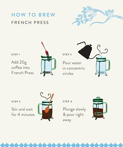 Blue Tokai Coffee Roasters Blue Tokai Coffee Attikan Estate - Medium Dark Roast (French Press) 500 G | Made With 100% Specialty Grade Arabica Freshly Roasted Ground Coffee, Can (FROM INDIA)SAB - View 4 of 6