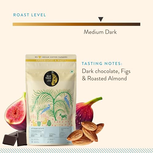 Blue Tokai Coffee Roasters Blue Tokai Coffee Attikan Estate - Medium Dark Roast (French Press) 500 G | Made With 100% Specialty Grade Arabica Freshly Roasted Ground Coffee, Can (FROM INDIA)SAB - View 5 of 6