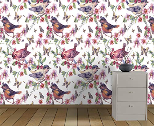 DECOR PRODUCTION Self Adhesive Wallpaper Wall Sticker for Home Decor, Living Room, Bedroom, Hall, Kids Room, Play Room (PVC Vinyl, Water Proof 20 sq.ft) 16x90 Inches Each Strip - View 2 of 4