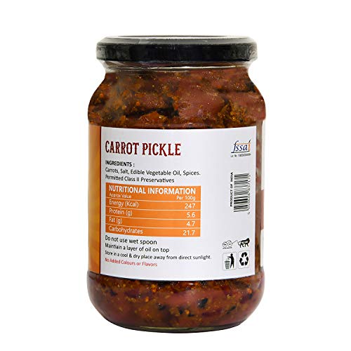 URBAN ORGANIX FOODS Homemade Carrot Pickle,Gajar Achaar, Ghar Ka Swaad (500 gm) (Carrot Pickle) - View 6 of 6