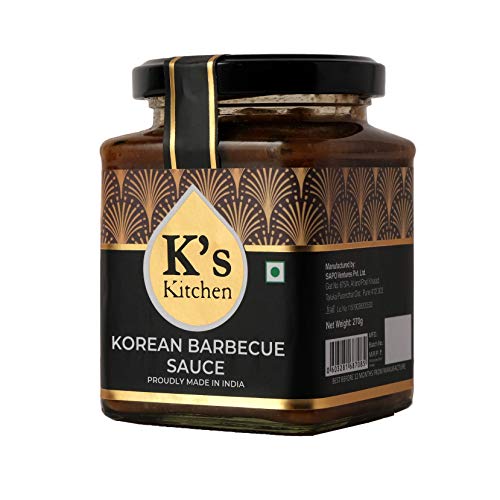 K's Kitchen Korean Barbecue Sauce 270gm Loved by Karen Anand | Gluten Free, Vegan, No Artificial Colour or Flavour | Korean Style BBQ Sauce Perfect for The Barbeque Grill - 270gm(FROM INDIA)JEZ - View 5 of 7