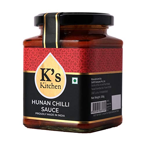 K's Kitchen Hunan Chilli Sauce 250 g Loved by Karen Anand, Gluten Free, Vegan, No Artificial Colour or Flavour - View 5 of 7