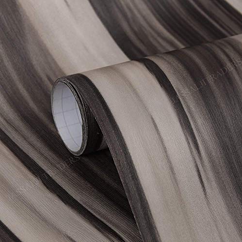 RAUSHIK Self Adhesive Wood Grain Wallpaper Waterproof Old Furniture ...