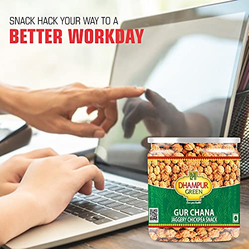 Dhampure Speciality Gur Chana, 200 grams | Chickpeas Sweets Snacks With Jaggery | Roasted Chickpeas(FROM INDIA)JEZ - View 4 of 6