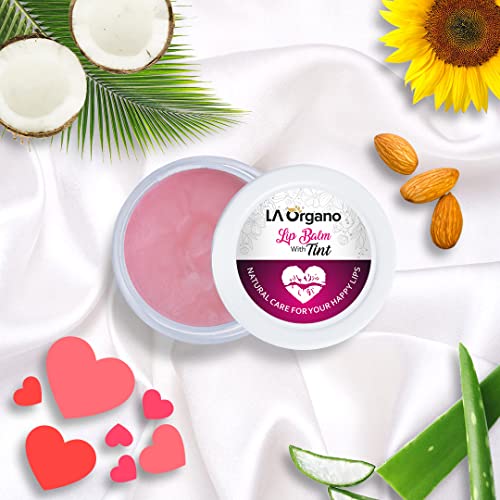 LA Organo Kokum Butter &amp; Tint Lip Balm For Dry, Chapped Lips With Intense Moisturizing (10 g, Pack of 2) (FROM INDIA)SAB - View 2 of 7