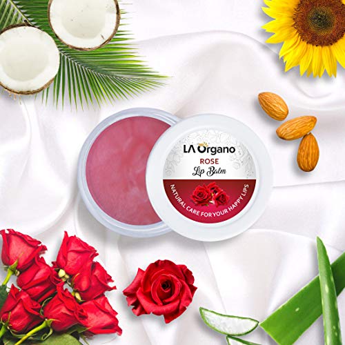 LA Organo Green Apple &amp; Rose Lip Balm For Dry, Chapped Lips With Intense Moisturizing (10 g, Pack of 2) (FROM INDIA)SAB - View 6 of 7