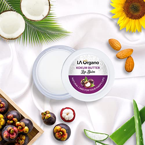LA Organo Kokum Butter Lip Balm For Dry, Chapped Lips With Intense Moisturizing (10 g, Pack of 2) (FROM INDIA)SAB - View 2 of 5