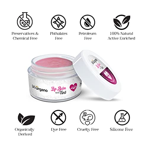LA Organo Tint Lip Balm For Dry, Chapped Lips With Intense Moisturizing (10 g, Pack of 2) (FROM INDIA)SAB - View 5 of 5