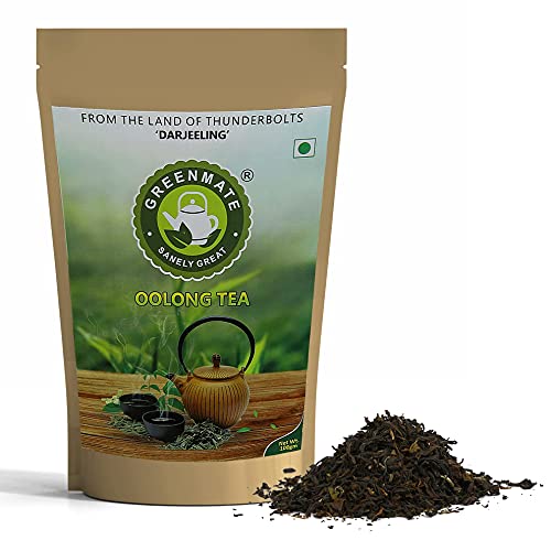GreenMate Darjeeling Oolong Tea Leaves 100gm in a Zip Pouch | 100% Natural Tea | Unflavored | Preservative-Free (FROM INDIA)SAB - View 3 of 7