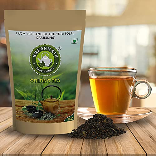 GreenMate Darjeeling Oolong Tea Leaves 100gm in a Zip Pouch | 100% Natural Tea | Unflavored | Preservative-Free (FROM INDIA)SAB - View 5 of 7
