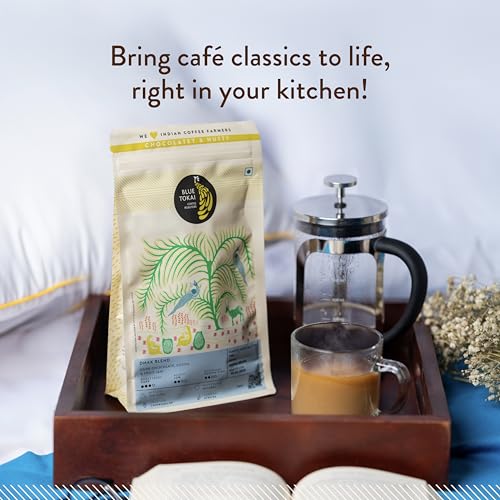 Blue Tokai Coffee Roasters Dhak Blend - Dark Roast (Aeropress Grind) 250g | Made With 100% Specialty Grade Arabica Freshly Roasted Ground Coffee, Bag (FROM INDIA)SAB - View 3 of 6