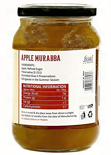 URBAN ORGANIX FOODS Premium Homemade Mother's Kitchen Kashmari Apple Murabba 1000g (for Those who Care'S Health First) - View 2 of 4