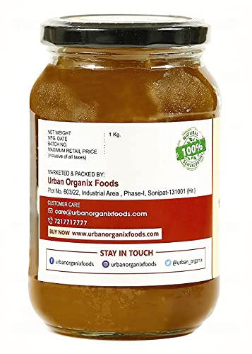 URBAN ORGANIX FOODS Premium Homemade Mother's Kitchen Kashmari Apple Murabba 1000g (for Those who Care'S Health First) - View 3 of 4