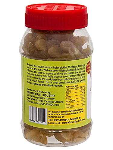 LUCKNOW'S AROURA ACHAR SINCE 1944 Dried Dry Gooseberry 100% Natural, No Added Preservatives Amla Candy (250 Grams) - View 6 of 6