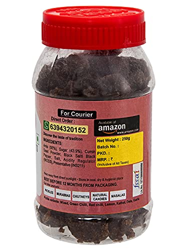LUCKNOW'S AROURA ACHAR SINCE 1944 Amla Chatpati Candy (250 Grams) - View 5 of 6