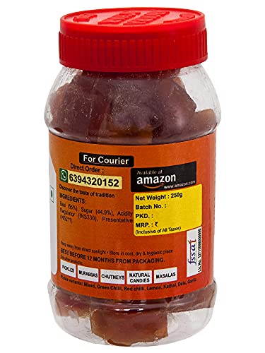 LUCKNOW'S AROURA ACHAR SINCE 1944 Bael Candy Bel Good For Health Organic (250 Grams) - View 3 of 6