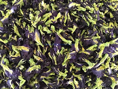 A D Food &amp; Herbs Dried Butterfly Pea Flower/Aparajita ke phool Flower/Petals Aromatic Edible for Homemade Lattes, Tea Blends, Bath Salts, Gifts, Crafts (50 Gms) (FROM INDIA)SAB - View 4 of 4