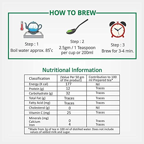Gopaldhara Darjeeling Tea First Flush Broken Mellow and Flowery 500g Stand up Pouch - (Regular Series) TGBOP1 from the High Mountain 7000 Feet (FROM INDIA)SAB - View 2 of 7